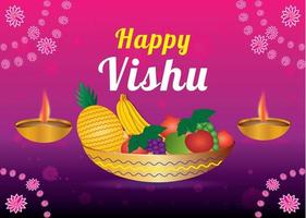 glad vishu bakgrund foto