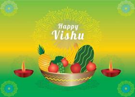 glad vishu bakgrund foto