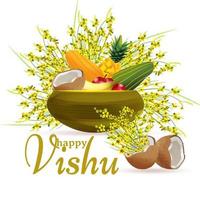 glad vishu bakgrund foto