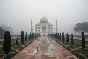 en skön taj mehal Fantastisk se generativ ai foto