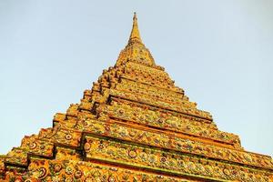 ett gammalt tempel i Thailand foto