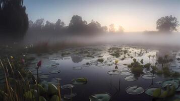 skön botanisk blomma elegans humör eller känsla generativ ai foto