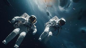 astronaut i Plats ai genererad foto