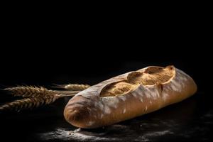 franska baguette. generera ai foto