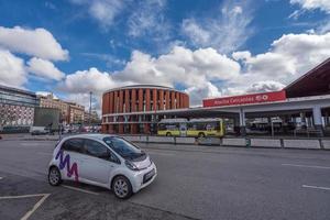 madrid Spanien 2017 atocha område transportation central foto