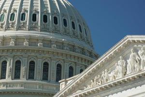 Washington dc capitol detalj foto