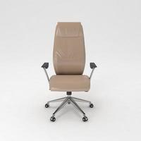 kontor stol 3d återges realistisk möbel främre se foto