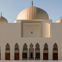 bra visningar moské islamic genererad ai foto