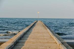 pir i friluftsbad di jesolo foto