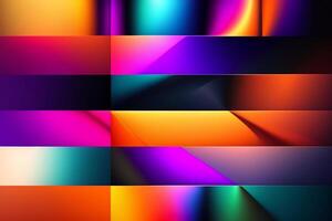 abstrakt färgrik 3d bakgrund.genererad ai foto