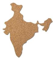 Indien Karta kork trä textur. foto