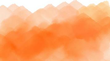 abstrakt orange vattenfärg för bakgrund. digital konst målning. textur papper. foto