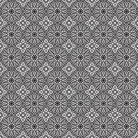 klassiska batik sömlösa mönster bakgrund geometrisk mandala tapet. elegant traditionellt blommotiv foto