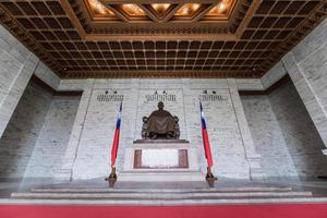 taipei, taiwan - okt 07, 2017-chiang kai-shek minnesmärke hall i taipei, taiwan, är en nationell monument, landmärke och turist attraktion restes i minne av president chiang kai-shek. foto