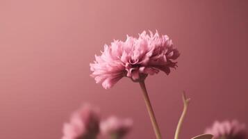 rosa naturlig blomma bakgrund. illustration ai generativ foto
