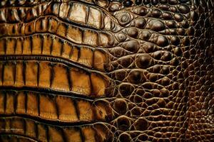 krokodil läder djur- hud textur bakgrund illustration med generativ ai foto