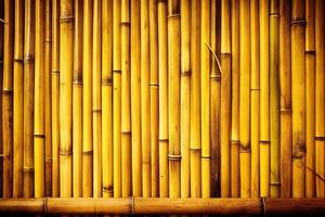 bambu trä- textur naturlig illustration bakgrund med generativ ai foto