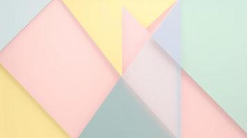 abstrakt papper bakgrund i pastell färger, geometrisk papper design, vektor illustration foto