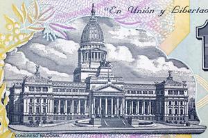 nationell kongress från argentinska pengar foto