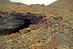 original vulkanisk landskap från de spanska ö av lanzarote foto