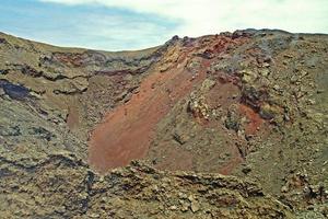 original vulkanisk landskap från de spanska ö av lanzarote foto