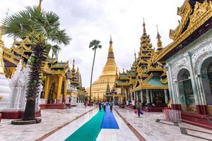 yangon , myanmar - juli 20, 2018-shwedagon pagod är de mest helig buddist pagod i myanmar. foto