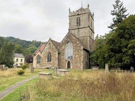 en se av de kyrka på kyrka stretton i shropshire foto
