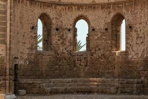 ruiner av st george kyrka, famagusta, cypern foto