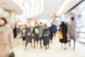 abstrakt defocused shopping mall interiör, kan användas som bakgrund foto