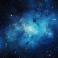 natt himmel med stjärnor och nebulosa som bakgrund, blå galax bakgrund foto