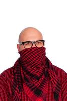 man med scarf foto