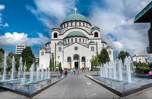 de katedral av helgon sava foto