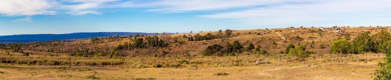 panorama- se av villa yacanto, provins av cordoba foto