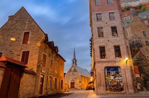 plats royale i gammal Quebec stad, kanada foto