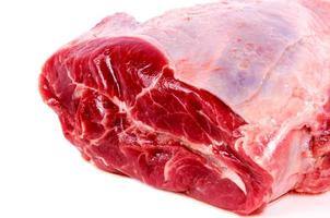 färsk rå nötkött kött foto