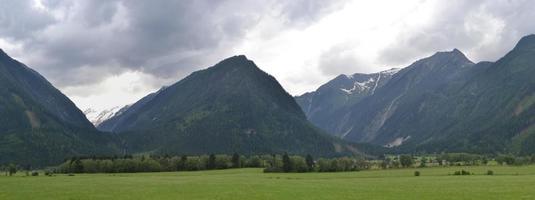 alps bergen i österrike - panorama foto