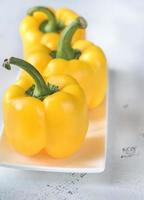 färsk gul paprika foto