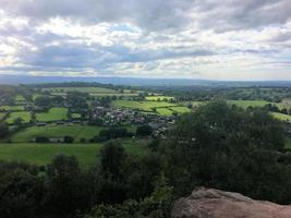 utsikt över cheshirelandsbygden vid bickerton foto