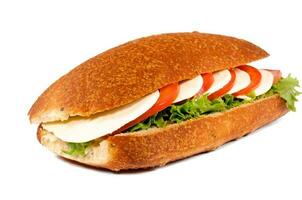 capresa smörgås isolerat foto