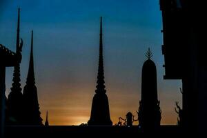 forntida tempel i thailand foto