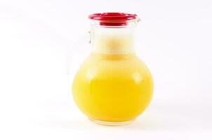 orange juice skål foto