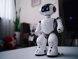 begrepp, artificiell intelligens, konsultverksamhet tjänster och hälsa vård med framtida robotar, generativ ai foto