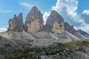 tre toppar av lavaredo foto