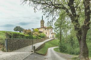 fristad av sombreno i de provins av bergamo Italien foto