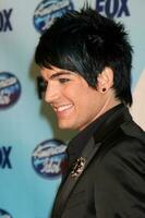 Adam Lambert i de Tryck rum på de amerikansk idol säsong 8 final på de Nokia teater i los angeles ca på Maj 20 2009 2009 foto