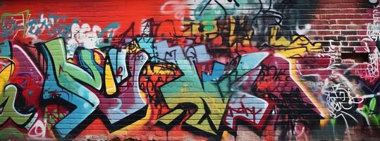 generativ ai, bläck svart gata graffiti konst på en texturerad papper årgång bakgrund, inspirerad förbi banksy. foto