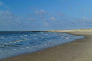 de ändlös strand på de nordlig hav hvidbjerg stranden blavand Danmark foto