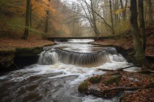 rohrbruch jag är keller mit wasserschaden als versicherungsfall. ai genererad foto