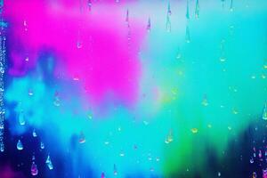abstrakt färgrik bakgrund. vattenfärg måla. abstrakt blå och lila vattenfärg bakgrund. digital konst, generativ ai foto