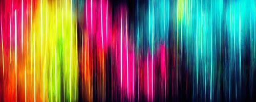 illustration av gaming bakgrund abstrakt, cyberpunk stil av gamer tapet, neon glöd ljus av sci-fi. lysande regnbågsskimrande neon lampor för både ljus och mörk bakgrunder. generativ ai foto